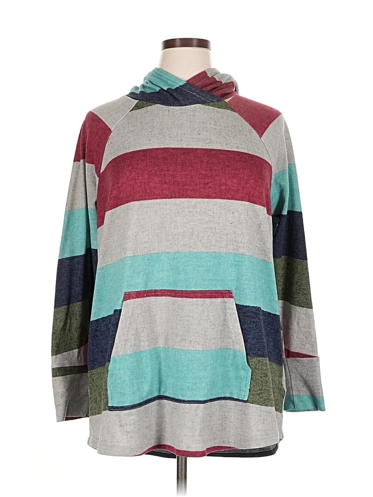 Pre-owned Lularoe Pullover Sweater In Gray