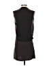 ALLSAINTS 100% Polyester Solid Black Brown Casual Dress Size 0 - photo 2