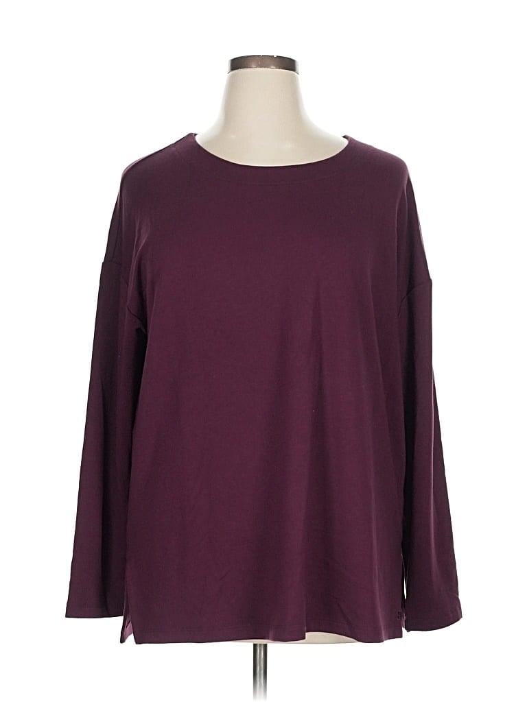 Pre-owned Banana Republic Pullover Sweater In Burgundy