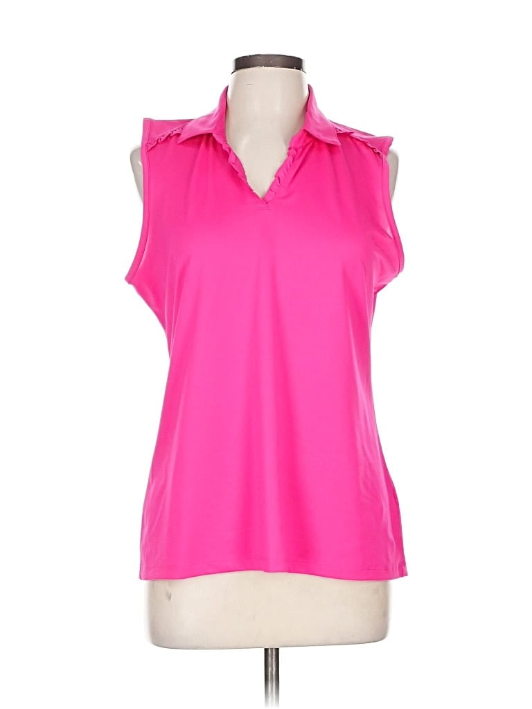 Pre-owned Greg Norman Sleeveless T-shirt In Pink