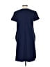 J. McLaughlin Solid Blue Casual Dress Size L - photo 2