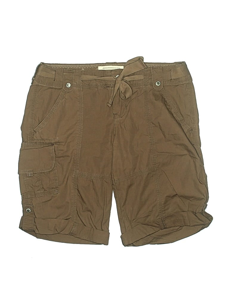 Pre-owned Abercrombie & Fitch Cargo Shorts In Brown