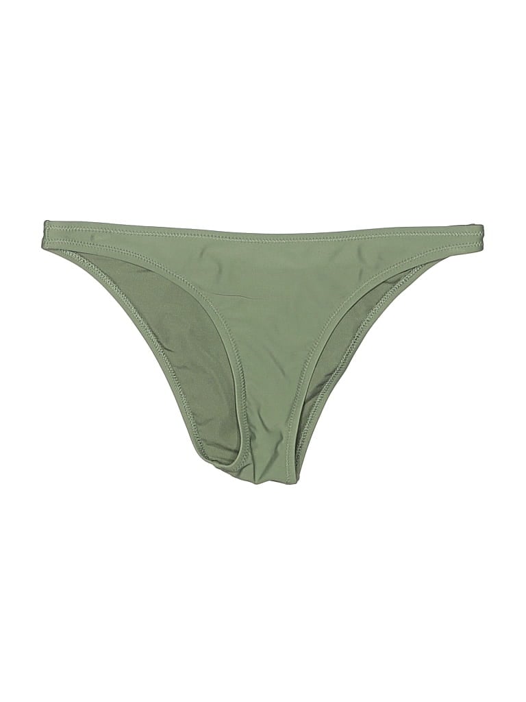 Pre-owned Aerie Swimsuit Bottoms In Green