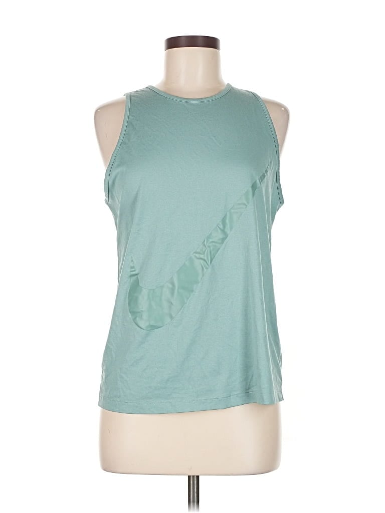Pre-owned Nike Sleeveless T-shirt In Blue