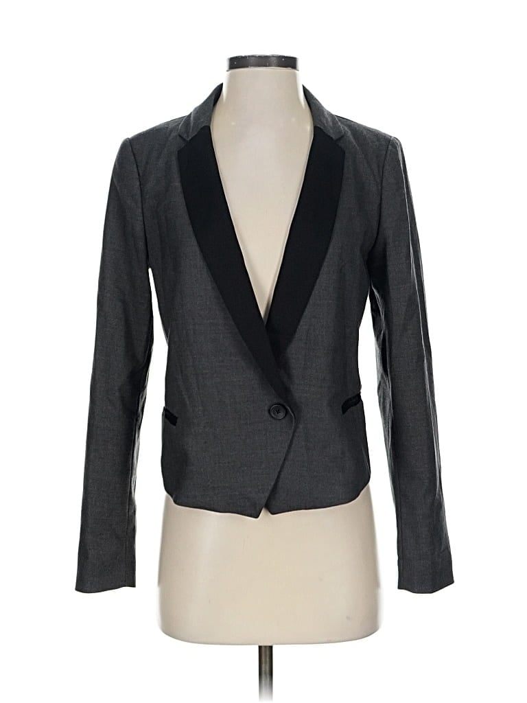 Pre-owned Banana Republic Factory Store Blazer Jacket In Gray