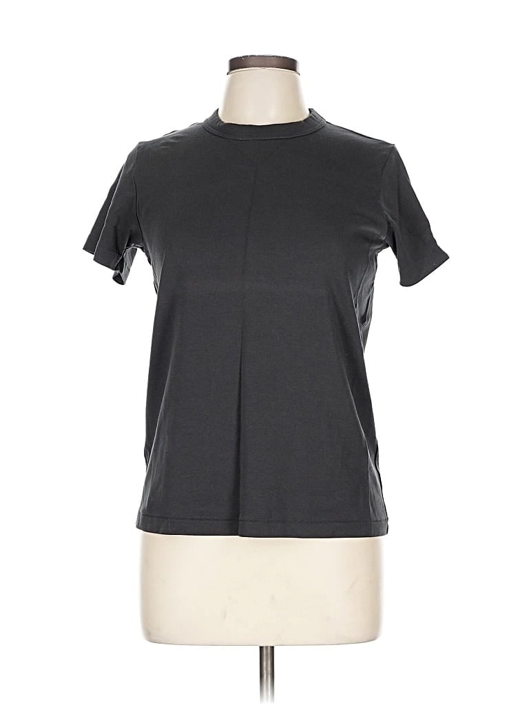 Pre-owned Uniqlo U Short Sleeve T-shirt In Gray