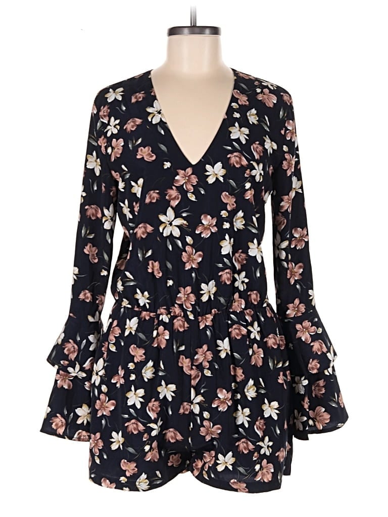 Pre-owned Sugar Lips Romper In Black