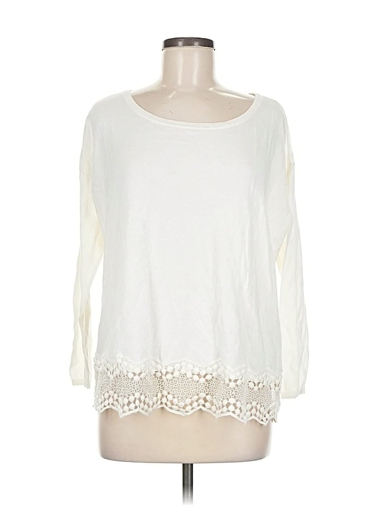 Pre-owned Joie Pullover Sweater In White