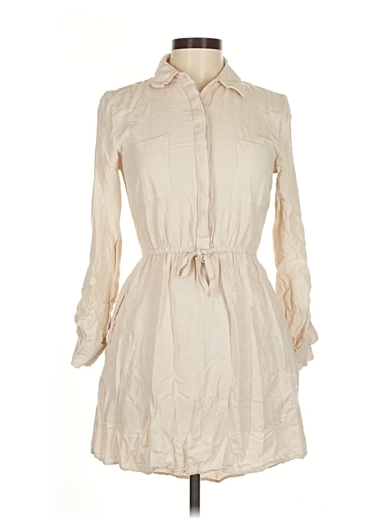 Pre-owned Jessica Simpson Casual Dress In White