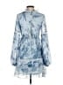 ASOS 100% Polyester Blue Casual Dress Size 0 - photo 2