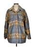 Zara Plaid Blue Coat Size S - photo 1