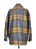 Zara Plaid Blue Coat Size S - photo 2