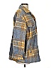Zara Plaid Blue Coat Size S - photo 4