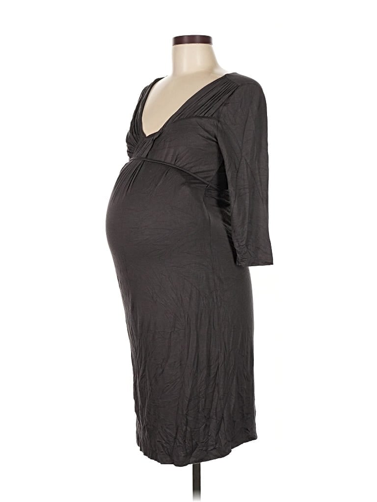 Pre-owned Motherhood Casual Dress In Gray