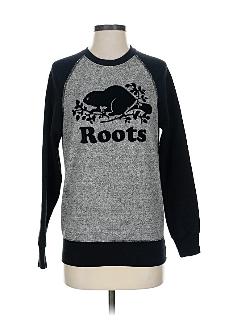 Pre-owned Roots Sweatshirt In Gray