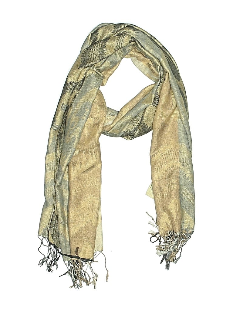 Pre-owned Unbranded Scarf In Brown