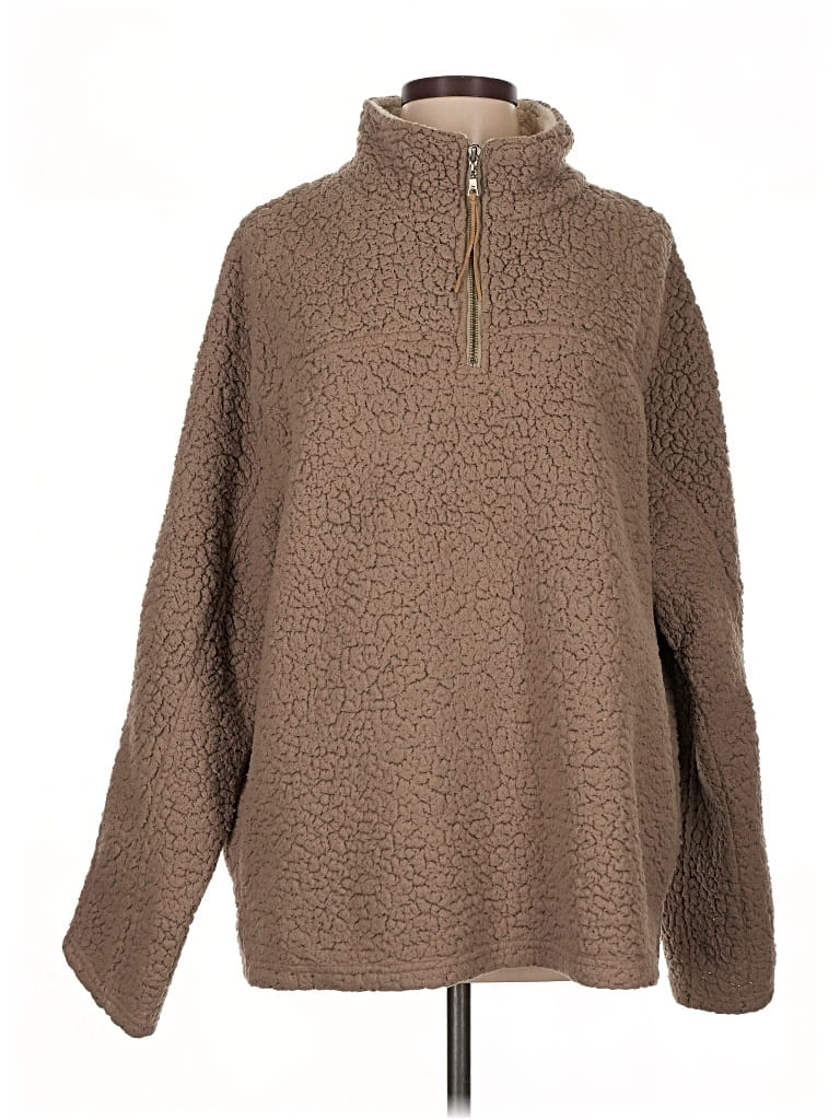 Pre-owned True Grit Pullover Sweater In Brown