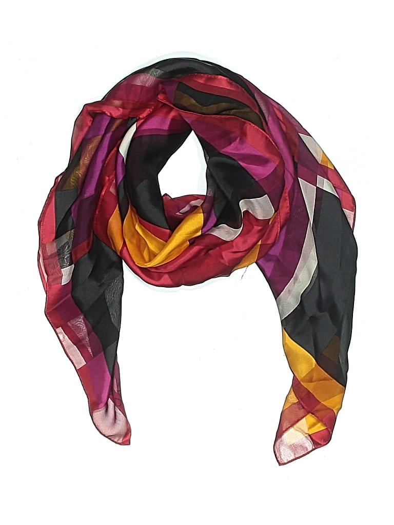 Pre-owned Adrienne Vittadini Scarf In Red
