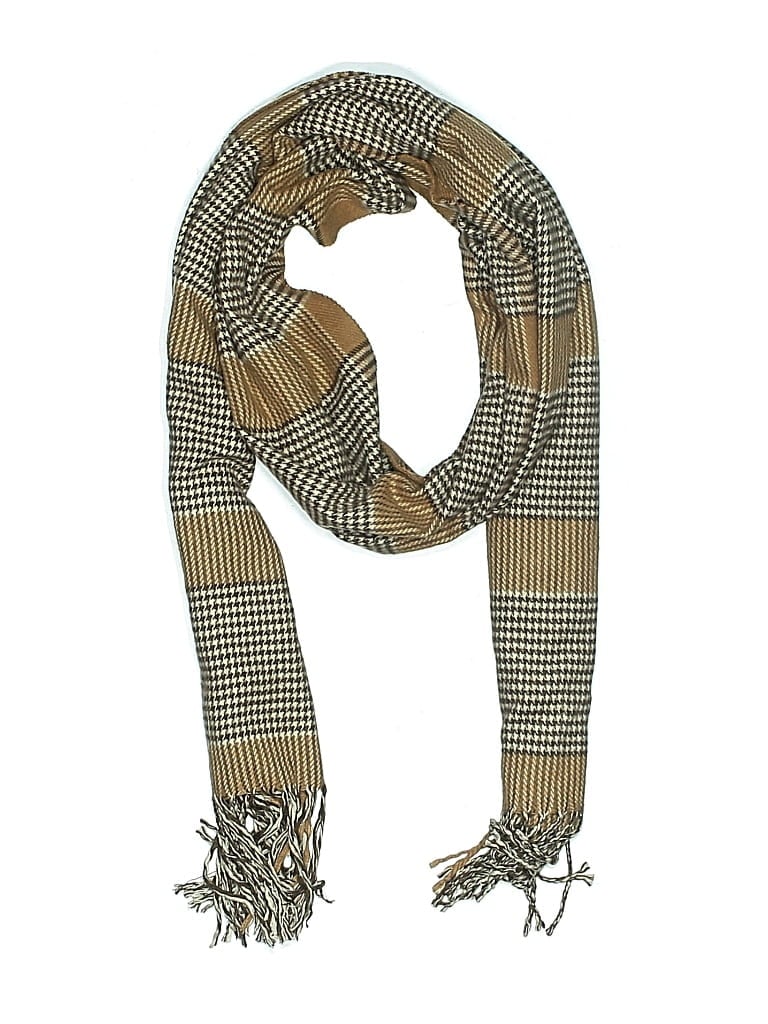 Pre-owned Unbranded Scarf In Brown