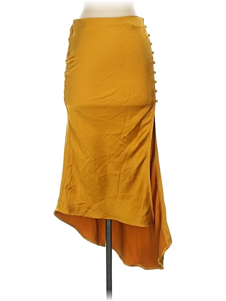 Pre-owned Kourt Casual Skirt In Yellow
