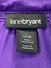 Lane Bryant 100% Polyester Purple 3/4 Sleeve Blouse Size 14 - 16 Plus - photo 7