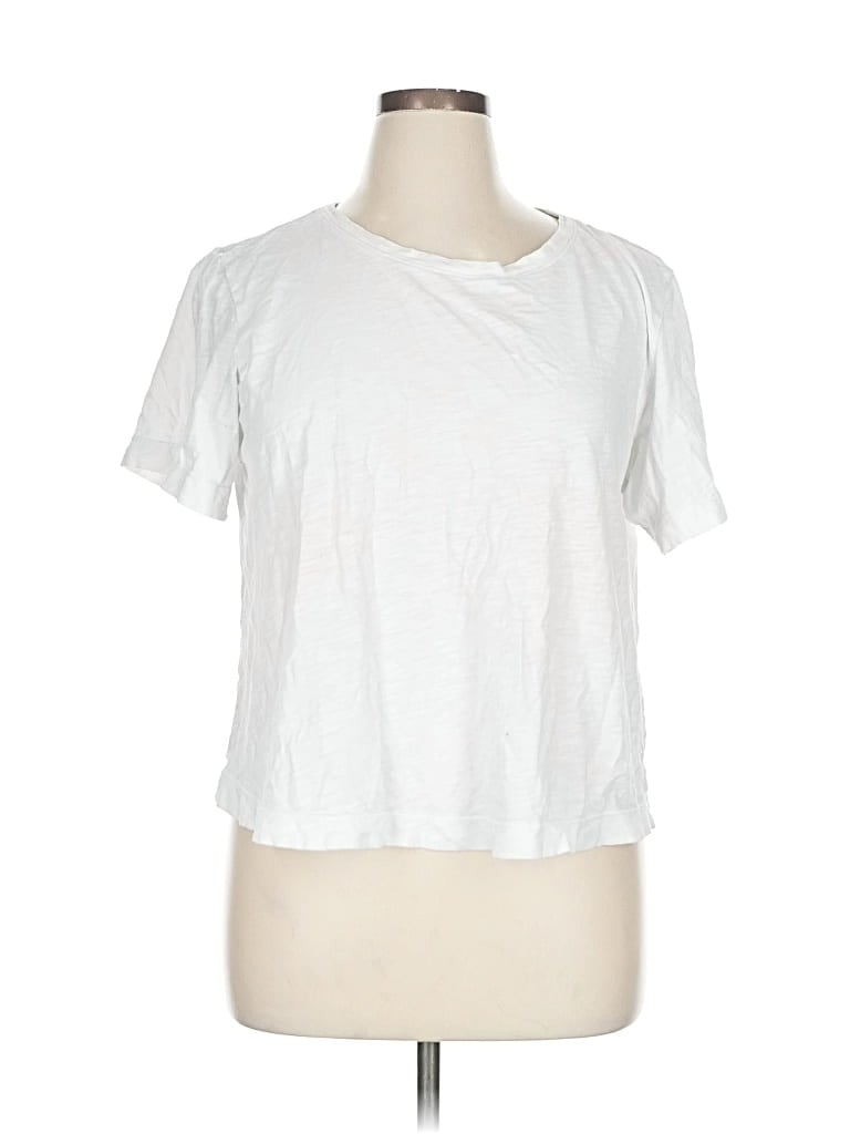 Pre-owned Elliott Lauren Short Sleeve T-shirt In White