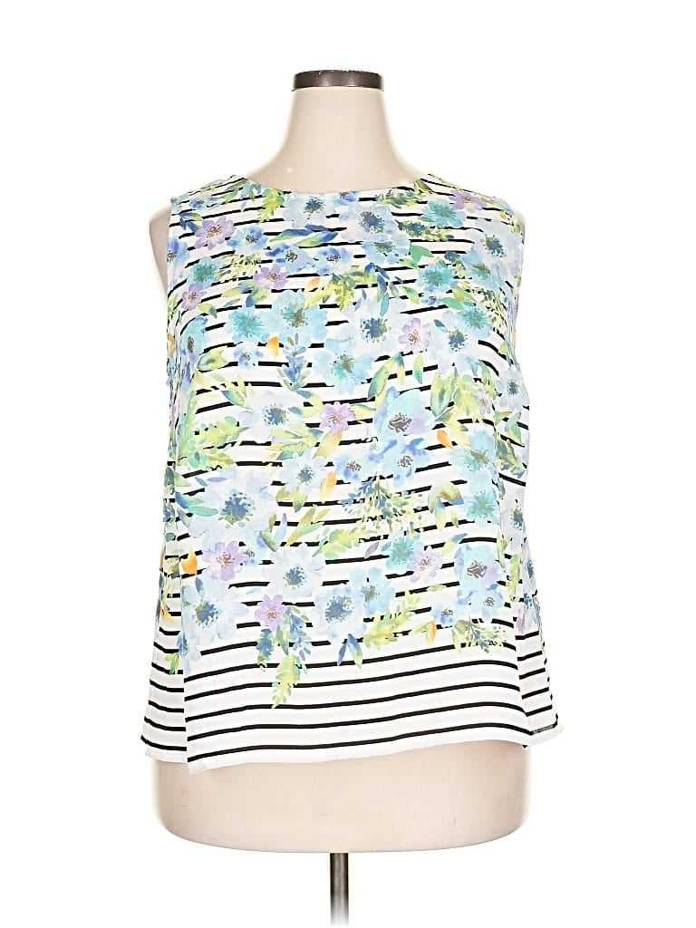 Pre-owned Talbots Outlet Sleeveless Blouse In Green