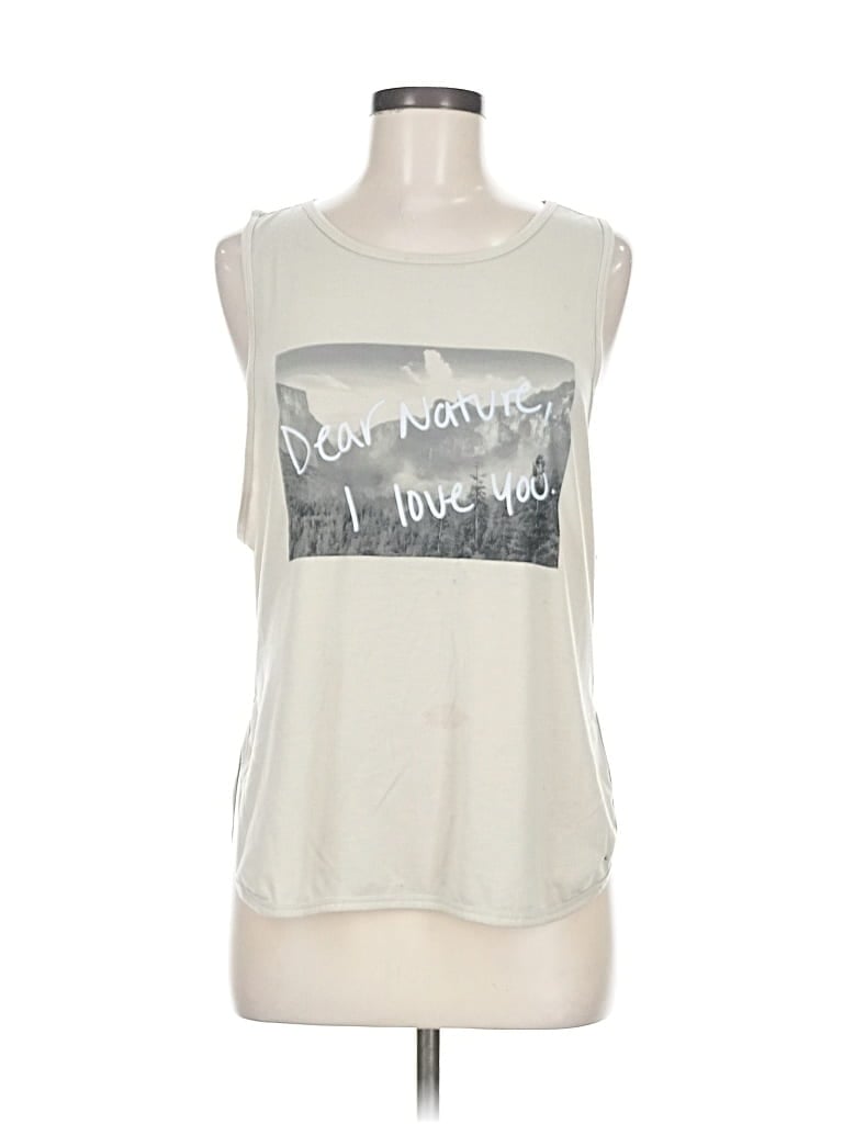 Pre-owned Offline By Aerie Sleeveless T-shirt In White