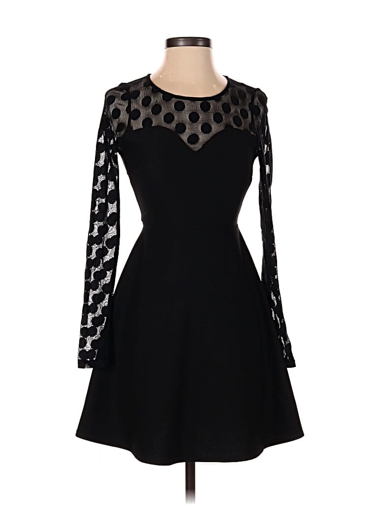 Pre-owned Lulus Cocktail Dress In Black