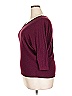 Laila Jayde Burgundy Cardigan Size XXL (estimated) - photo 5