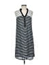 Express 100% Polyester Stripes Black Casual Dress Size S - photo 1