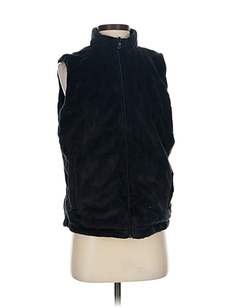 Pre-owned Columbia Vest In Black