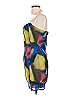 Blanc Graphic Blue Cocktail Dress Size L - photo 5
