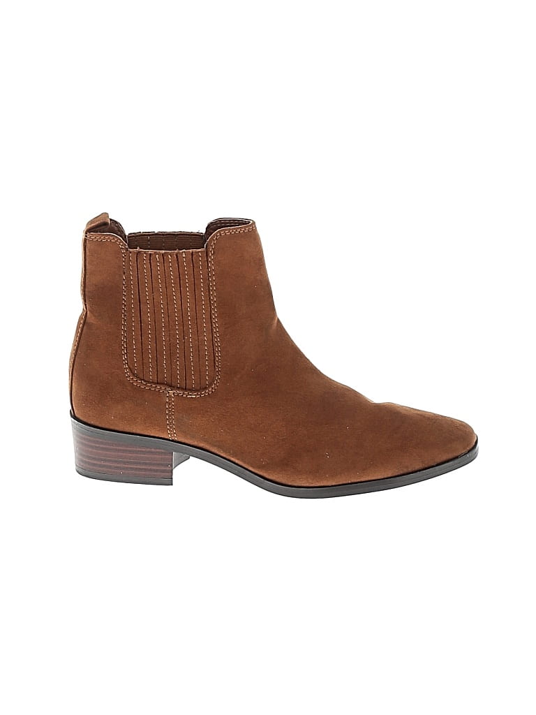 Pre-owned A.n.a. A New Approach Ankle Boots In Brown