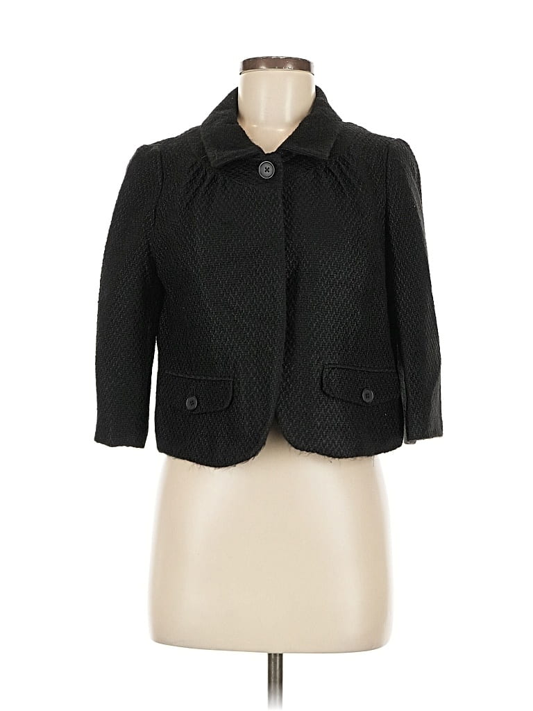 Pre-owned Banana Republic Factory Store Blazer Jacket In Black