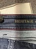 Heritage Chevron-herringbone Blue Jeans Size 27 waist - photo 6