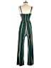 Express Stripes Green Jumpsuit Size XXS - photo 2