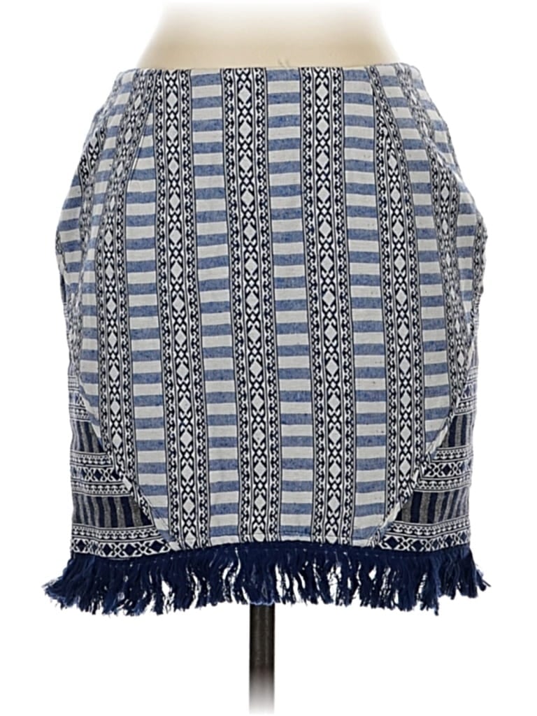 Pre-owned Minkpink Denim Skirt In Blue