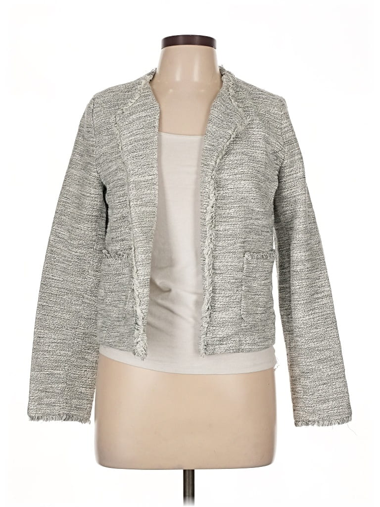 Pre-owned Susina Cardigan Sweater In Gray