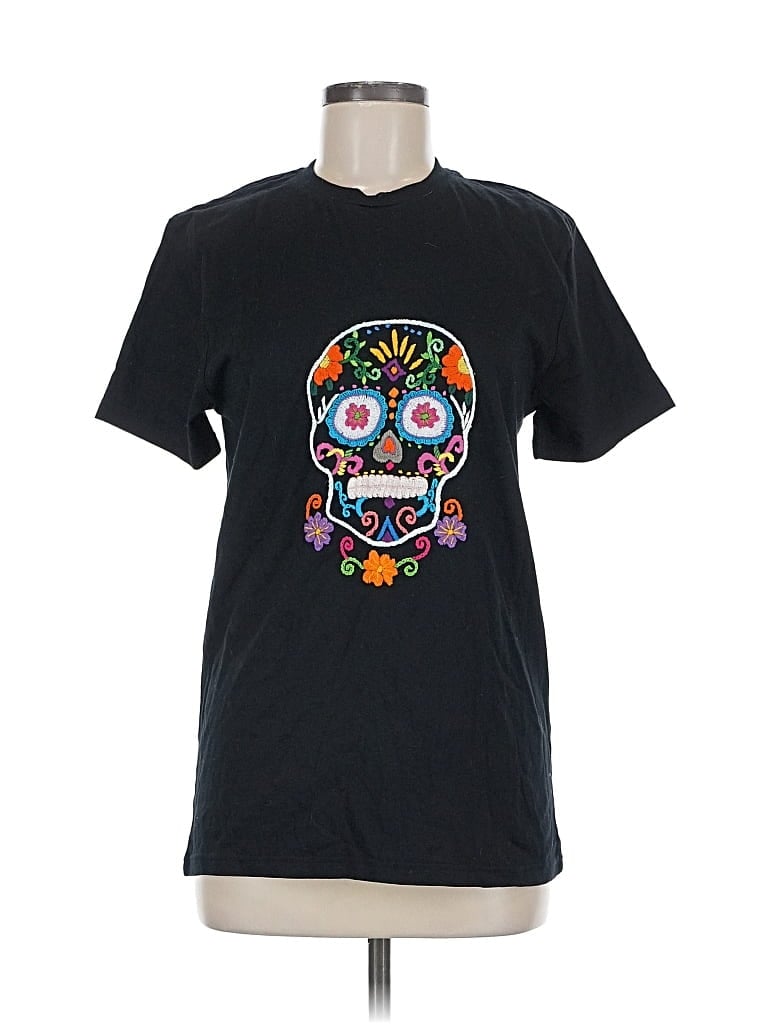 Pre-owned Assorted Brands Short Sleeve T-shirt In Black