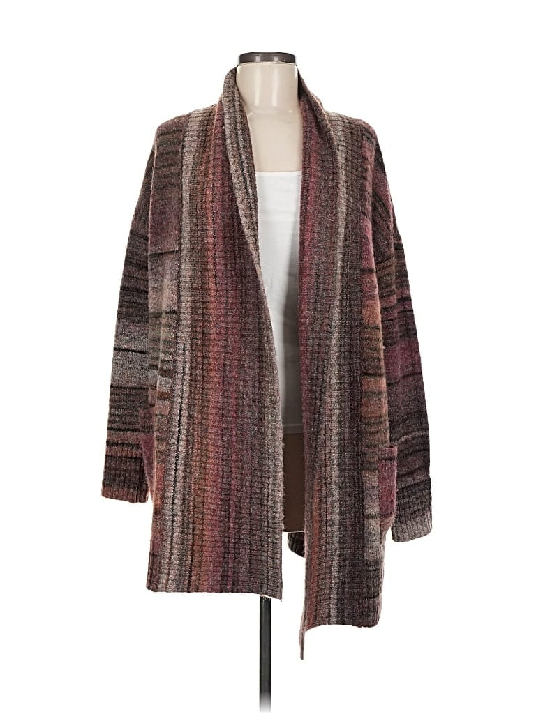 Pre-owned Max Studio Cardigan Sweater In Brown