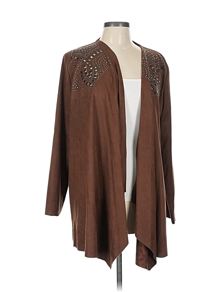 Pre-owned Adore Cardigan Sweater In Brown