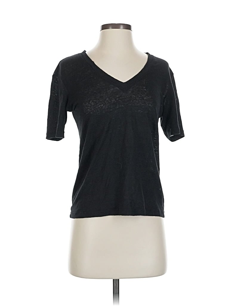 Pre-owned H&m Short Sleeve T-shirt In Black
