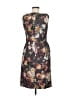 Tabitha 100% Acetate Print Brown Cocktail Dress Size 6 - photo 2