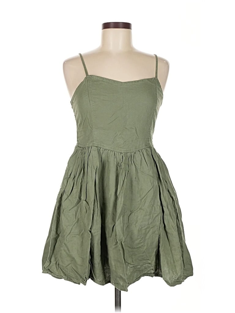 Pre-owned Aerie Casual Dress In Green