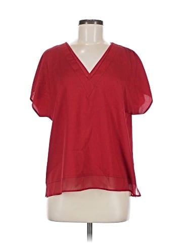 DKNY Short Sleeve Blouse (view 1)