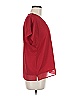 DKNY 100% Polyester Red Short Sleeve Blouse Size M - photo 4