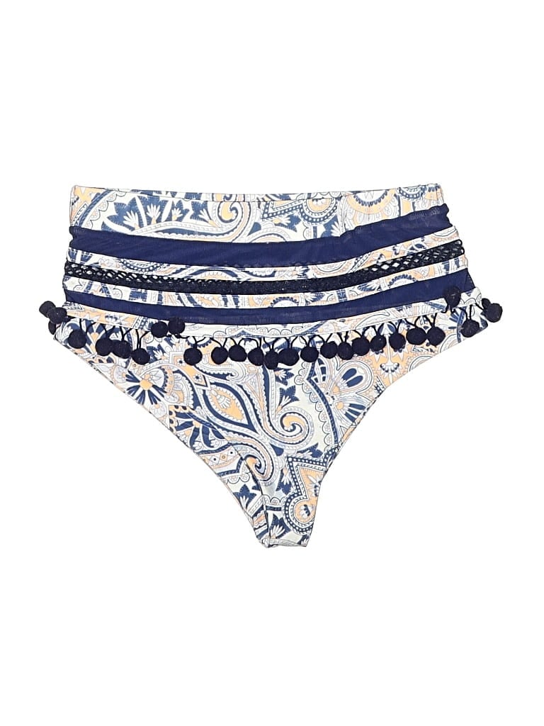 Pre-owned Tularosa Swimsuit Bottoms In Blue