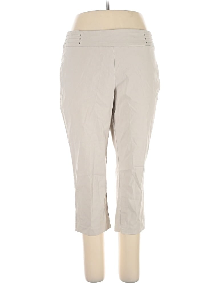 Pre-owned Jm Collection Casual Pants In Gray