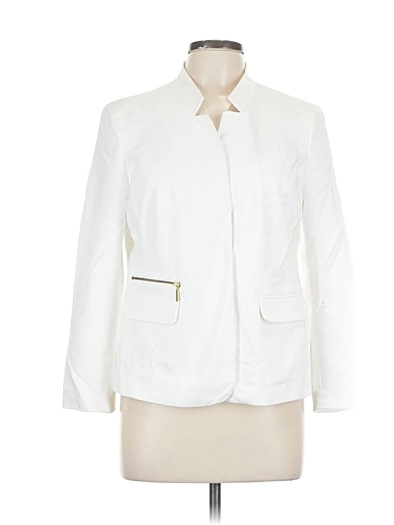 Pre-owned Chico's Jacket In White